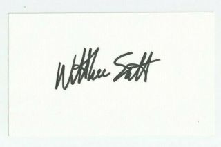 William Lee Scott Signed Index Card Autograph Actor Gone In 60 Seconds