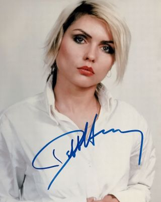 Debbie Harry Signed 8x10 Photo.  Blondie.  Music Legend.  Piece Of The Past