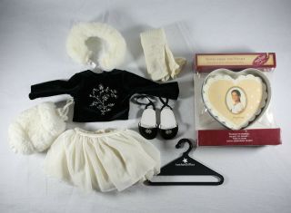 American Girl Black And White Glitter Outfit And Card Set
