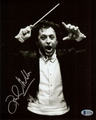 Zubin Mehta Signed 8x10 Photo Beckett Bas Conductor Three Tenors 1
