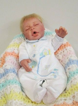 Adorable Vinyl & Cloth Reborn Lifelike Baby Doll By Kymberli H.  Durden For Ael