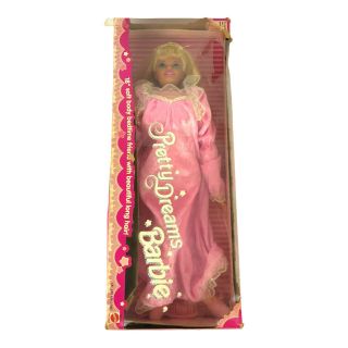 Pretty Dreams Barbie 18 Inch Soft Body Vtg 1995 Pink Gown Doll Mattel