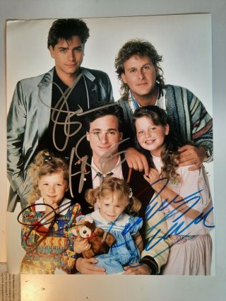 " Full House " Cast - Signed Authentic Autograph 8x10 Photo