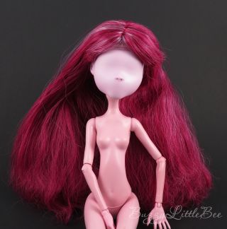 Monster High Doll Create A Monster C.  A.  M.  Werewolf Girl Long Pink Wig Only