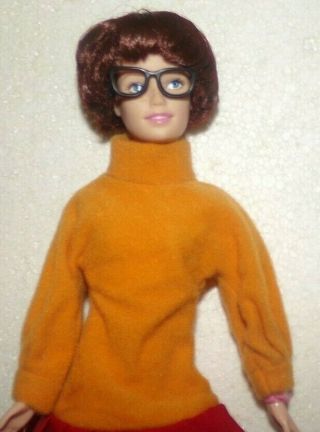 Barbie Scooby Doo Skipper As Velma Doll Dressed Mattel 1995