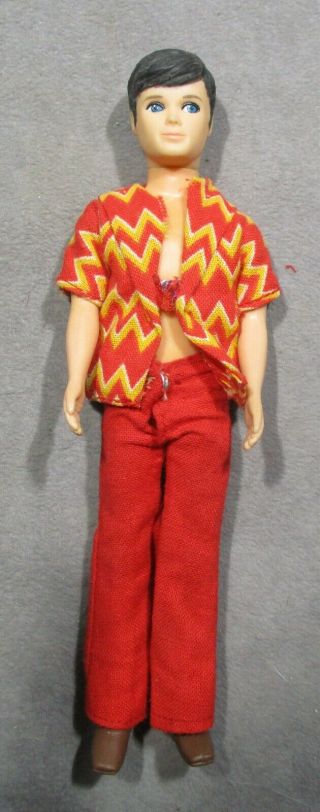 Vintage Topper Dawn Doll Boy Friend - Gary In Outfit - 6.  5 " Vinyl