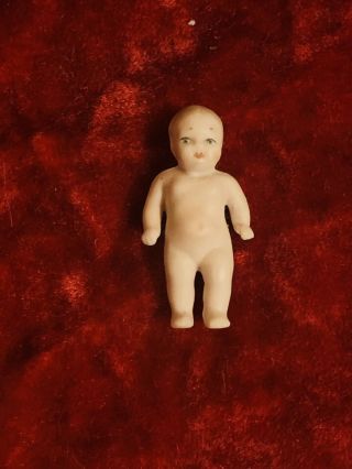 Antique German Germany Bisque Baby Doll Miniature Frozen Charlotte Tiny Small
