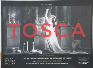 Tosca Royal Opera House Uk Quad Movie Poster