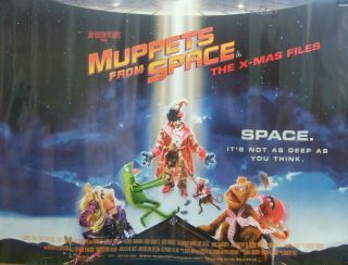 Jim Hensons Muppets From Space (1999) Rolled Uk Movie Poster