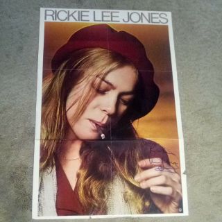Rickie Lee Jones Signed Autographed• Promo Poster (1979)
