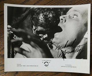 Michael Moriarty,  Signed Photo From " Q: The Winged Serpent,  1982 Movie,  Actor