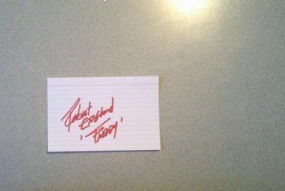 Robert Englund Signed 4x6 Index Card Autograph - Nightmare On Elm Street Freddy