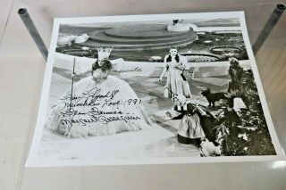 Margaret Pellegrini & Fern Formica The Wizard Of Oz Munchkins Signed Photograph