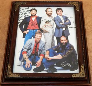 Exile Signed By All 5 Autograph 8x10 Photo - Framed