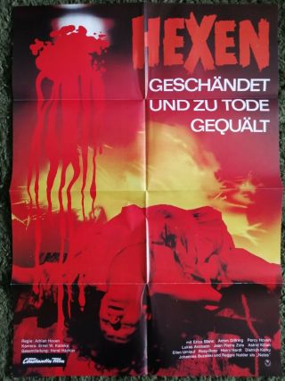 Mark Of The Devil (1970) German Horror Movie Poster Herbert Lom