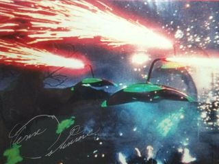 Ann Robinson In " War Of The Worlds " 8x10 " Signed Color Photo Saucer Attack