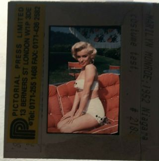 Marilyn Monroe 35 Mm Archive Slide Pictorial Press Sexy Shot
