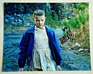 Millie Bobby Brown / Stranger Things / Signed 8x10 Celebrity Photograph