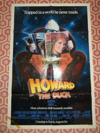Howard The Duck Us One Sheet Poster Lea Thompson Jeffery Jones 1986