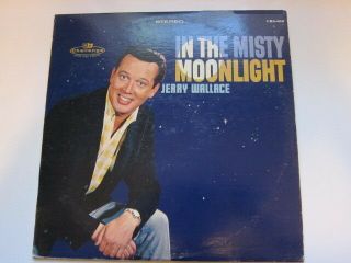Jerry Wallace In The Misty Moonlight Lp Autographed