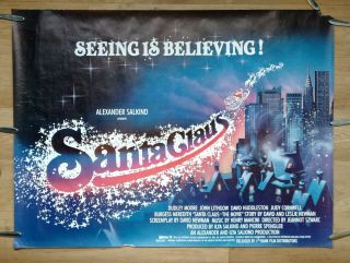 Santa Claus The Movie (1985) Uk Quad Movie Poster - Rolled But Poor Cond