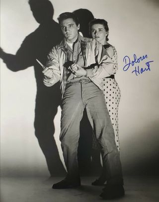 Dolores Hart (with Elvis Presley) Signed/autographed 8x10 Photograph