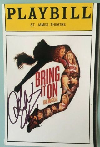 Adrienne Warren Signed Color Photo 4”x6 Bring It On The Musical Playbill Picture