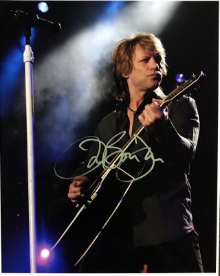 Jon Bon Jovi Signed 8x10 Photo.  Music Legend.  Piece Of The Past