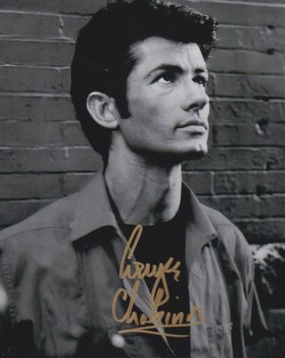 Signed B&w Photo Of George Chakiris Of " West Side Story "