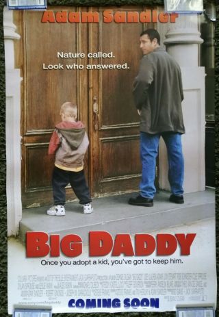 Big Daddy (1999) One 1 Sheet Movie Poster Adam Sandler Rob Schneider