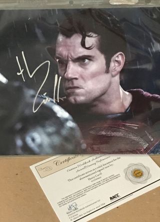 Henry Cavill - Superman - Autograph Signed 8 X11 Photo In Person W/