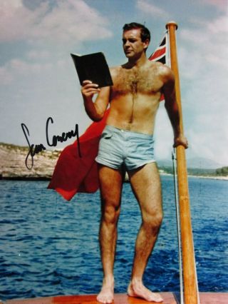 Sean Connery James Bond 007 Autograph Signed Photo Wcoa