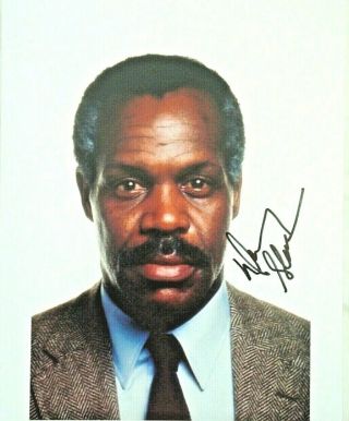 Danny Glover / Lethal Weapon / Signed 8x10 Celebrity Photo