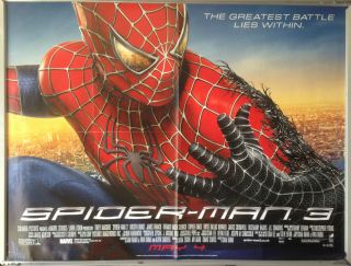 Cinema Poster: Spider - Man 3 2007 (main) Tobey Maguire Kirsten Dunst James Franco