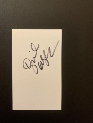 Signed 3x5 Index Card Of David Coverdale Of Whitesnake