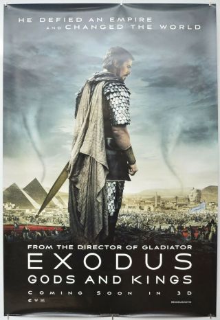Exodus : Gods And Kings (2014) One Sheet Film Poster (adv) Ridley Scott