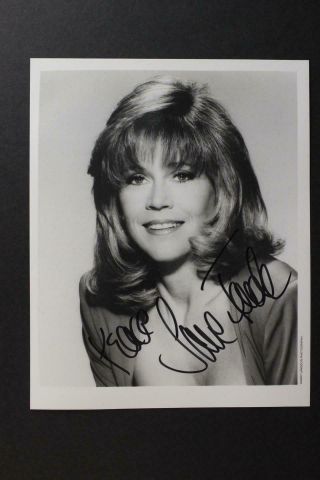 Jane Fonda (barbarella On Golden Pond Grace And Frankie) Autograph 8 X 10 Photo