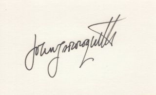 John Larroquette - Television Actor " Night Court " - Signed 3x5 Card