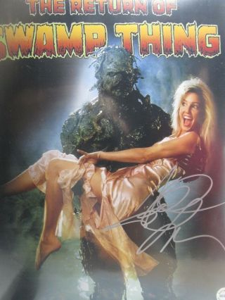 Heather Locklear 8x10 Signed Photo Loa/holo Return Of Swamp Thing