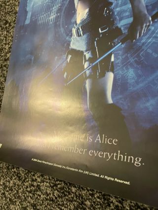 Resident Evil Apocalypse Video Shop Film Poster Uk 3