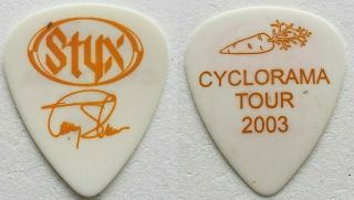 Rare Styx 2003 " Cyclorama " Tour Tommy Shaw Guitar Pick