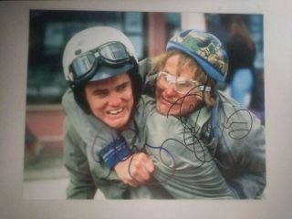 Signed Jeff Daniels And Jim Carrey Autographed Dumb And Dumber