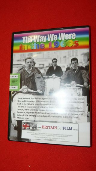 The Way We Were in the 1960`s.  History DVD. 2