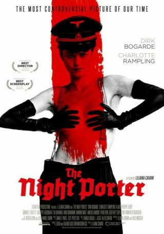 The Night Porter (charlotte Rampling/bogarde) Film Poster - Glossy A4 Print