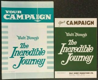 The Incredible Journey 1964 Disney Uk Campaign Press Book,  Synopsis