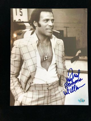 Fred Williamson " The Hammer " Signed Autographed Photo Raiders 3x All Star