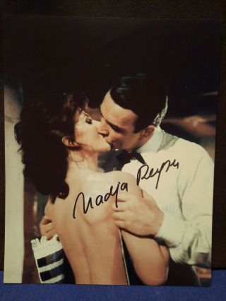 Sexy N Gorgeous Nadja Regin Signed Ttm 8×10 Photo James Bond Goldfinger
