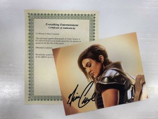 Gina Carano Autographed Signed Photo 8 X10 With