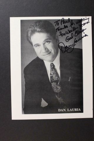 Actor Dan Lauria (the Wonder Years) Autograph 8 X 10 Photo