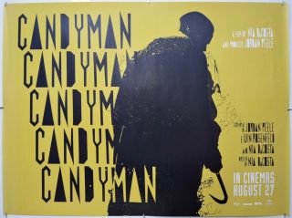 Candyman (2021) Cinema Quad Movie Poster - Yahya Abdul - Mateen Ii